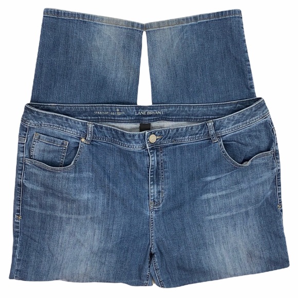 Lane Bryant Genius Fit Straight Leg Jeans